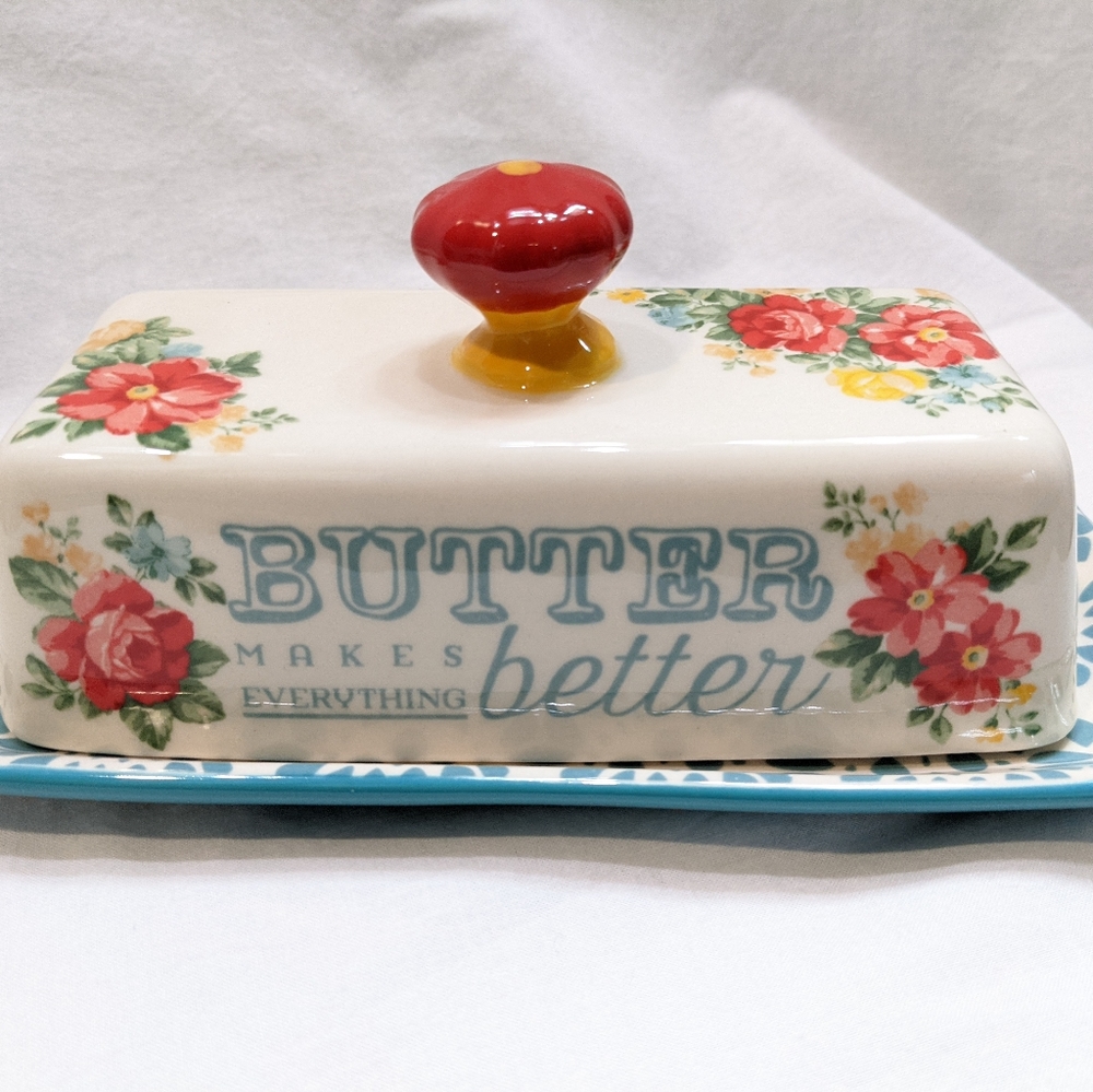 Pioneer woman butter dish